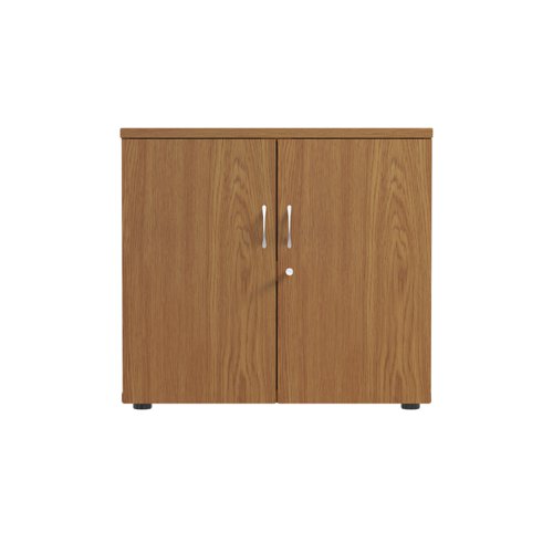 WDS745CPNO | Introducing our Wooden Cupboard, designed to provide you with ample storage space while adding a touch of elegance to your home or office. Crafted with 18mm one piece MFC back panel and 25mm top and bottom panels, this cupboard is built to last. The lockable doors with silver handles ensure the safety of your belongings, while the black adjustable feet allow for easy levelling on any surface. The fully adjustable shelves provide flexibility to accommodate items of various sizes. With its sleek design and sturdy construction, our Wooden Cupboard is the perfect addition to any space.