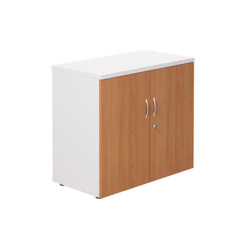 Wooden Cupboard 700 Beech/White TC Group