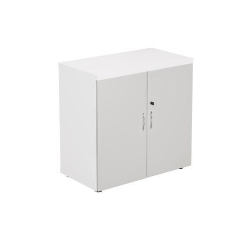 WDS845CDWH Wooden Storage Cupboard Doors 800mm White