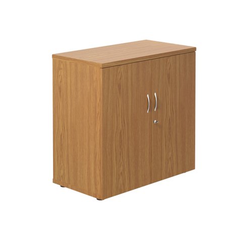 WDS845CPNO | Introducing our Wooden Cupboard, designed to provide you with ample storage space while adding a touch of elegance to your home or office. Crafted with 18mm one piece MFC back panel and 25mm top and bottom panels, this cupboard is built to last. The lockable doors with silver handles ensure the safety of your belongings, while the black adjustable feet allow for easy levelling on any surface. The fully adjustable shelves provide flexibility to accommodate items of various sizes. With its sleek design and sturdy construction, our Wooden Cupboard is the perfect addition to any space.