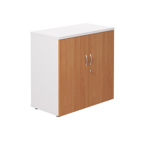 Wooden Cupboard (FSC) 800 Beech/White