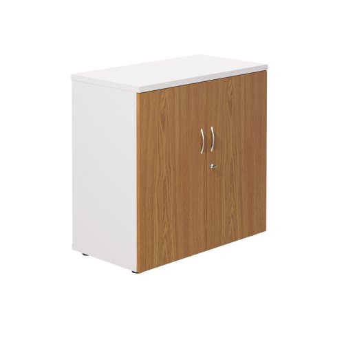 WDS845CPWHNO | Introducing our Wooden Cupboard, designed to provide you with ample storage space while adding a touch of elegance to your home or office. Crafted with 18mm one piece MFC back panel and 25mm top and bottom panels, this cupboard is built to last. The lockable doors with silver handles ensure the safety of your belongings, while the black adjustable feet allow for easy levelling on any surface. The fully adjustable shelves provide flexibility to accommodate items of various sizes. With its sleek design and sturdy construction, our Wooden Cupboard is the perfect addition to any space.