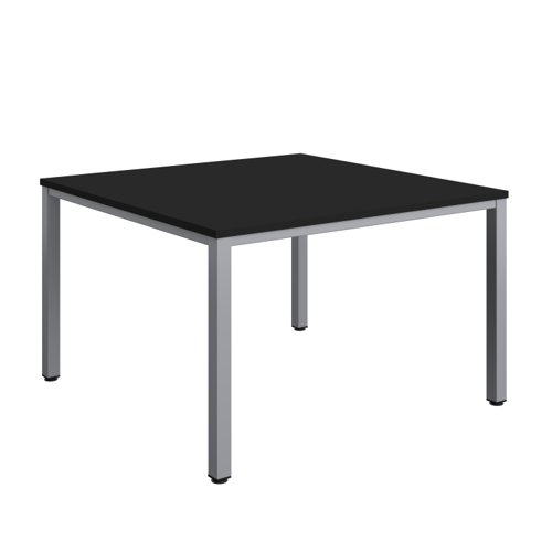 Fraction Infinity Square Meeting Table (FSC) 1200 X 1200 Black/Silver