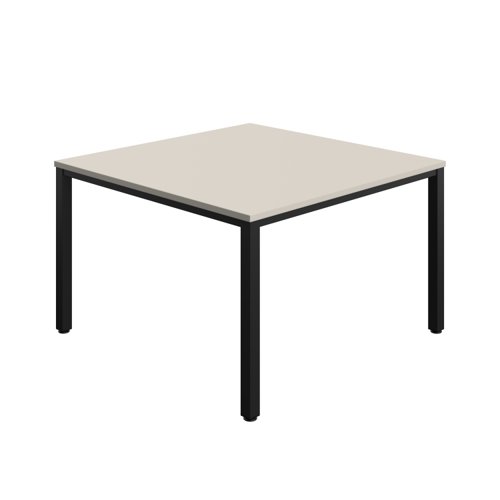 Fraction Infinity Square Meeting Table (FSC) 1200 X 1200 Grey/Black