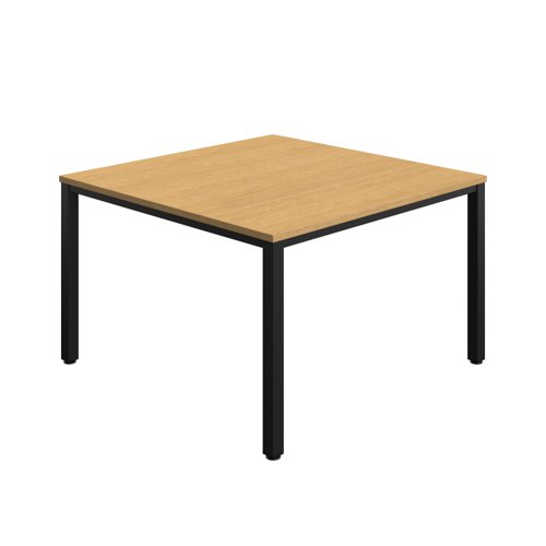 Fraction Infinity Square Meeting Table (FSC) 1200 X 1200 Sorano Oak/Black