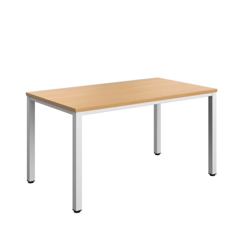 Fraction Infinity Rectangular Meeting Table (FSC) 1400 X 800 Ellmau Beech/White