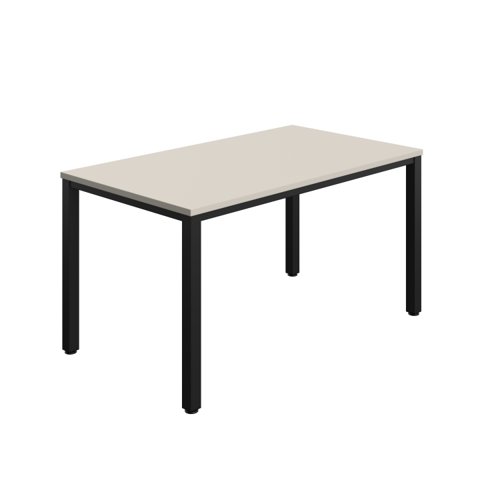 Fraction Infinity Rectangular Meeting Table (FSC) 1400 X 800 Grey/Black