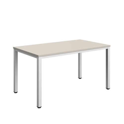 Fraction Infinity Rectangular Meeting Table (FSC) 1400 X 800 Grey/White