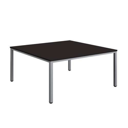 Fraction Infinity Square Meeting Table (FSC) 1600 X 1600 Anthracite/Silver