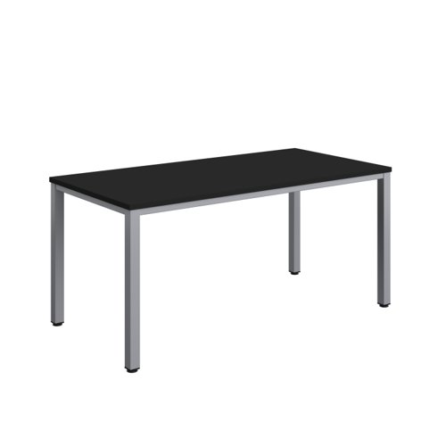 Fraction Infinity Rectangular Meeting Table (FSC) 1600 X 800 Black/Silver