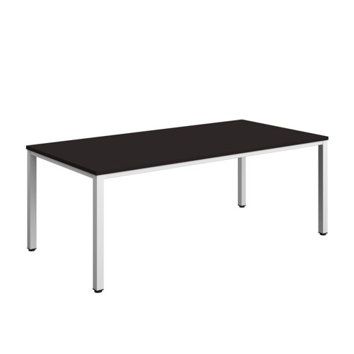 Fraction Infinity Rectangular Meeting Table (FSC) 2000 X 1000 Anthracite/White