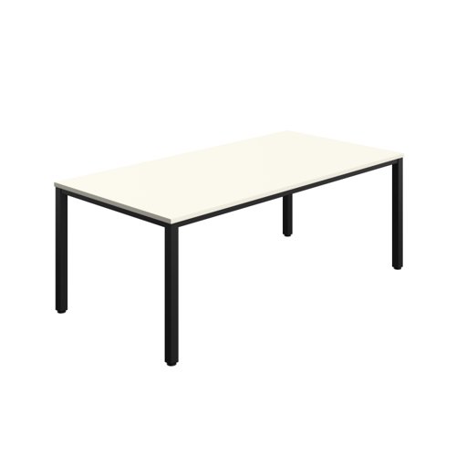 Fraction Infinity Rectangular Meeting Table (FSC) 2000 X 1000 White/Black