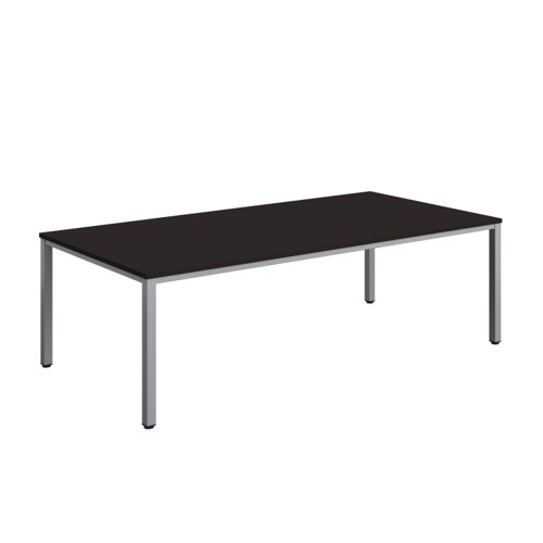 Fraction Infinity Rectangular Meeting Table (FSC) 2400 X 1200 Anthracite/Silver