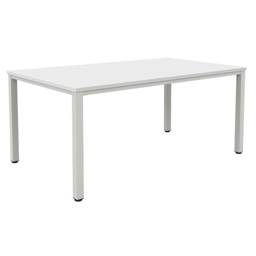 Fraction Infinity Rectangular Meeting Table (FSC) 2400 X 1200 White/Silver