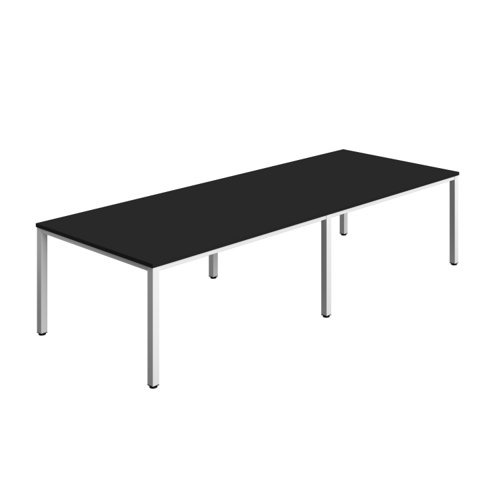 Fraction Infinity Rectangular Meeting Table (FSC) 3200 X 1200 Black/White