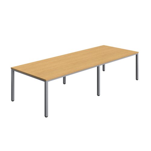 Fraction Infinity Rectangular Meeting Table (FSC) 3200 X 1200 Sorano Oak/Silver