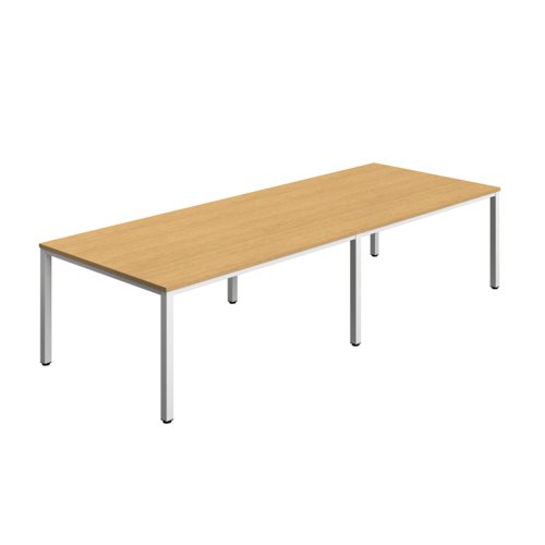 Fraction Infinity Rectangular Meeting Table (FSC) 3200 X 1200 Sorano Oak/White