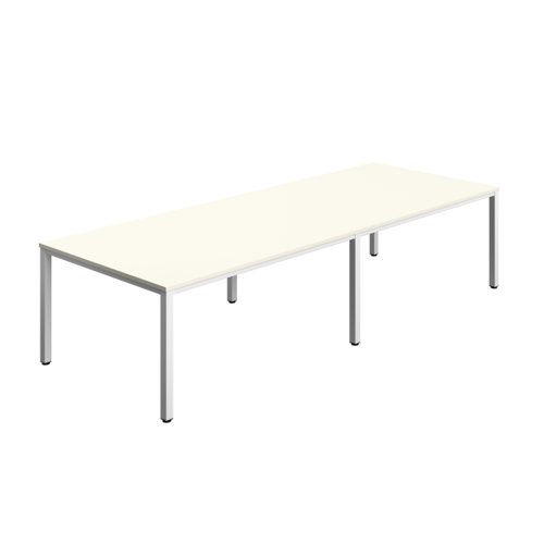 Fraction Infinity Rectangular Meeting Table (FSC) 3200 X 1200 White/White