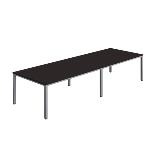 Fraction Infinity Rectangular Meeting Table (FSC) 3600 X 1200 Anthracite/Silver