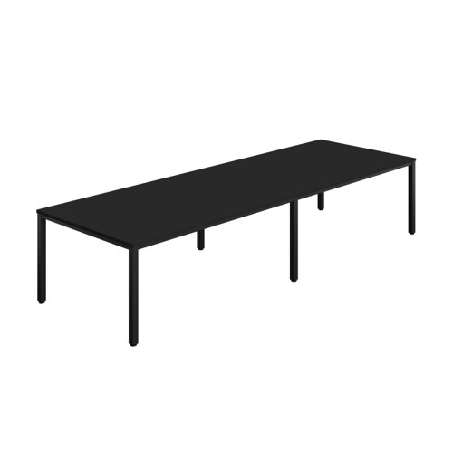 Fraction Infinity Rectangular Meeting Table (FSC) 3600 X 1200 Black/Black