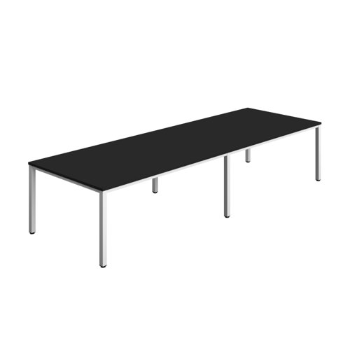 Fraction Infinity Rectangular Meeting Table (FSC) 3600 X 1200 Black/White