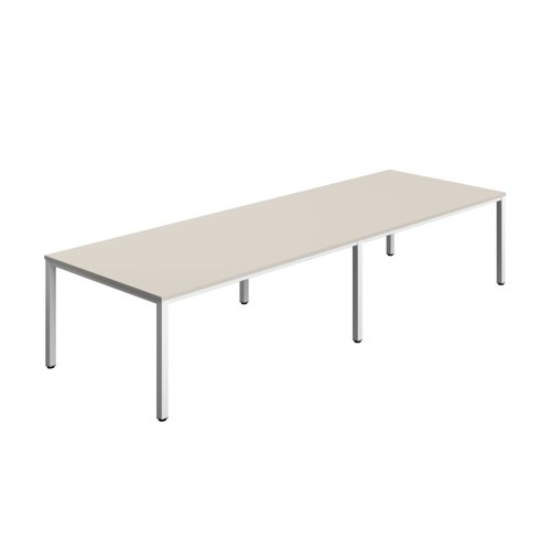 Fraction Infinity Rectangular Meeting Table (FSC) 3600 X 1200 Grey/White