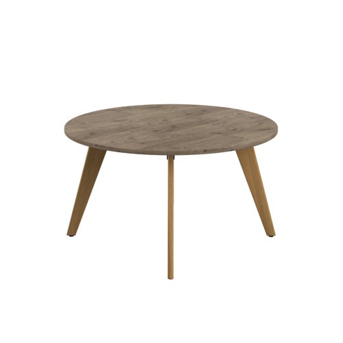 Plateau Round Table (FSC) 1400mm Grey Nebraska Oak