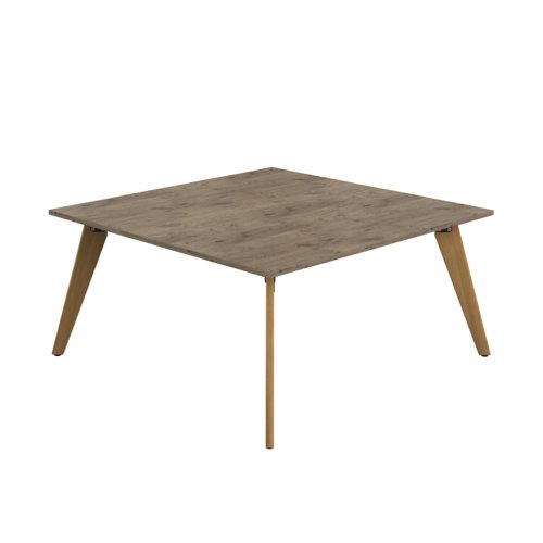 Plateau Square Table (FSC) 1600mm Grey Nebraska Oak