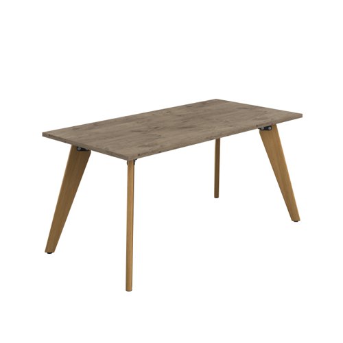 Plateau Rectangular Table (FSC) 1600 X 800 Grey Nebraska Oak