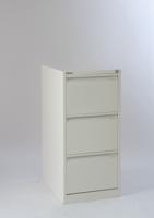 Bisley 3 Drawer Classic Steel Filing Cabinet Chalk