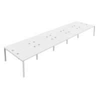 CB Bench with Cable Ports: 10 Person 1200 X 800 White/White