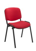 Club Chair Red Fabric
