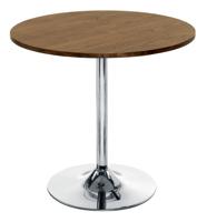 Ellipse Trumpet Base Table 800mm Walnut