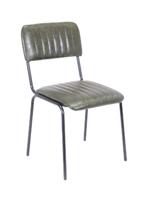 Tavern Side Chair Green PU