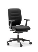 Bengal Heavy Duty Chair Mid Back Black/Black