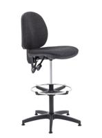 Concept Mid-Back Adjustable Draughtsman-Kit Chair Charcoal