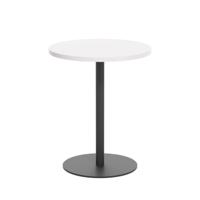 Contract Table Mid 600mm White/Black