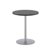 Contract Table Mid (FSC) 600mm Black/Silver
