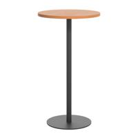 Contract Table High 600mm Beech/Black