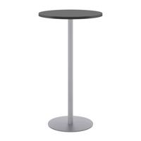 Contract Table High (FSC) 600mm Black/Silver