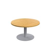 Contract Table Low (FSC) 800mm Nova Oak/Silver