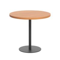 Contract Table Mid (FSC) 800mm Beech/Black