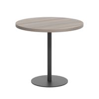 Contract Table Mid 800mm Grey Oak/Black
