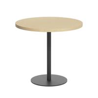 Contract Table Mid (FSC) 800mm Maple/Black