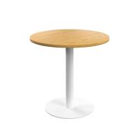 Contract Table Mid (FSC) 800mm Nova Oak/White