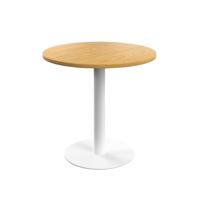 Contract Table Mid 800mm Nova Oak/White
