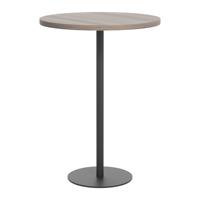 Contract Table High (FSC) 800mm Grey Oak/Black