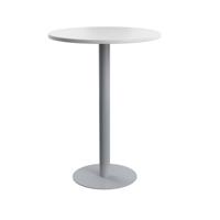 Contract Table High 800mm White/Silver