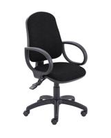 Calypso 2 Deluxe Chair Fixed Arms Black