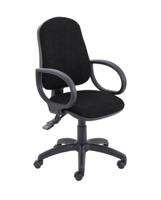 Calypso 2 Deluxe Chair with Fixed Arms Black